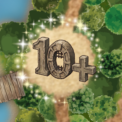 Magic Space marked in the surrounding landscape
